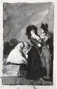 Francisco Goya Las Viejas se salen de risa oil